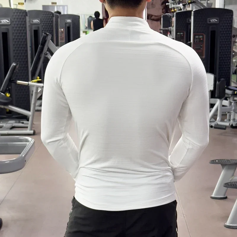 Men's Gym Tights Jacket Runnin - Outdoor Sport Jacket Men 评论和价格