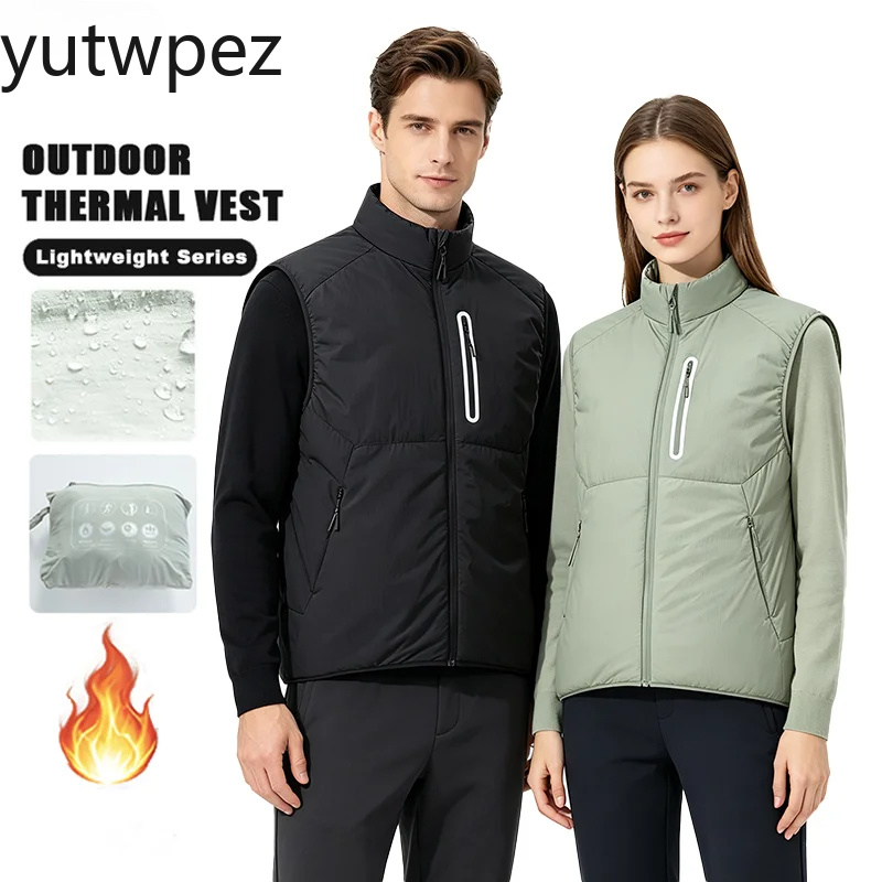 Unisex Warm Cotton Gilet Light - Outdoor Sport Jacket Brand 评论和价格