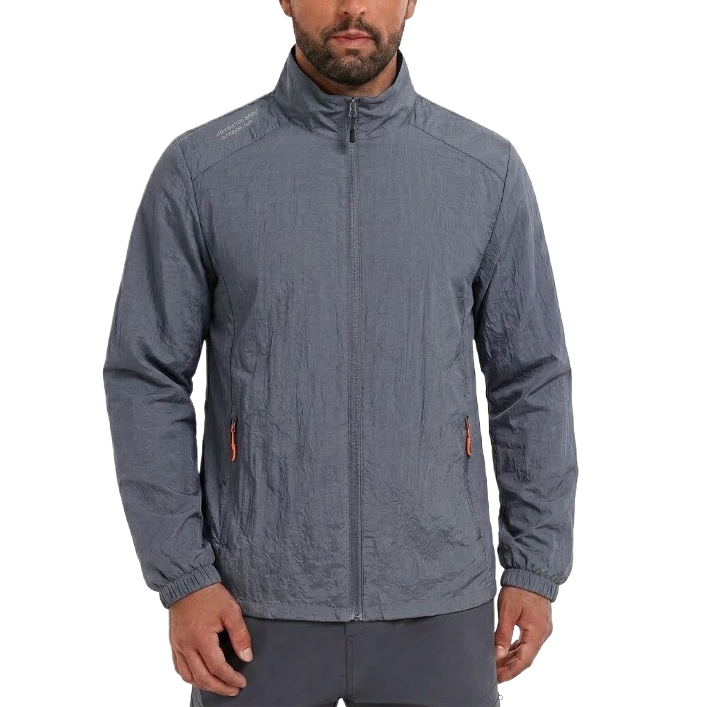 Mens UPF50+ Performance Sunscr - Outdoor Sport Jacket Men 评论和价格