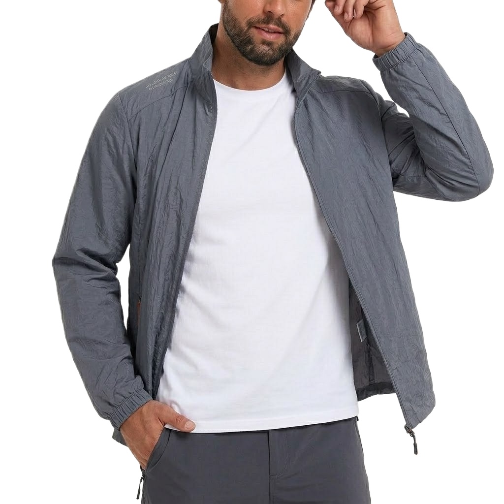 Mens UPF50+ Performance Sunscr - Outdoor Sport Jacket Men 评论和价格