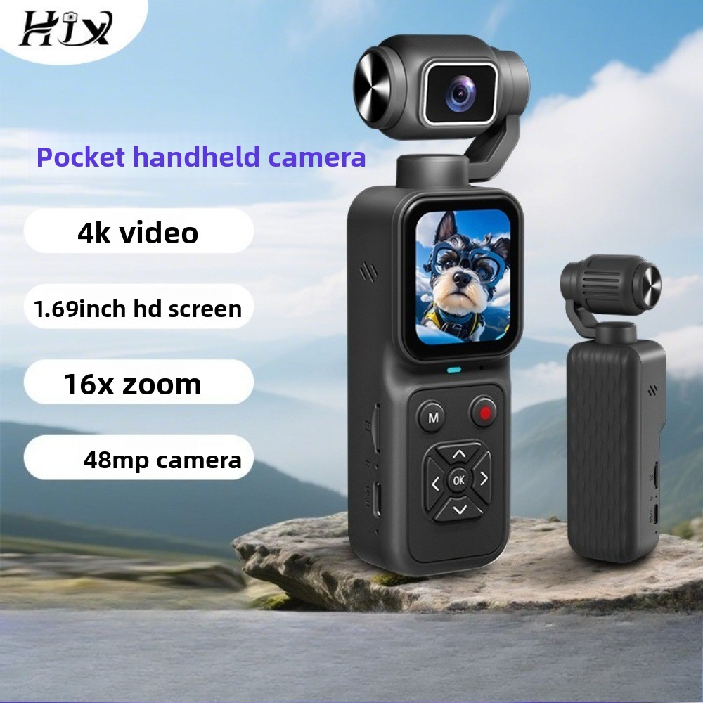 HJD-09 4K Vlogging Camera 180° - Outdoor Sport Live 评论和价格
